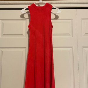 Fitted Coral Dress